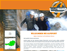 Tablet Screenshot of alpsport.at